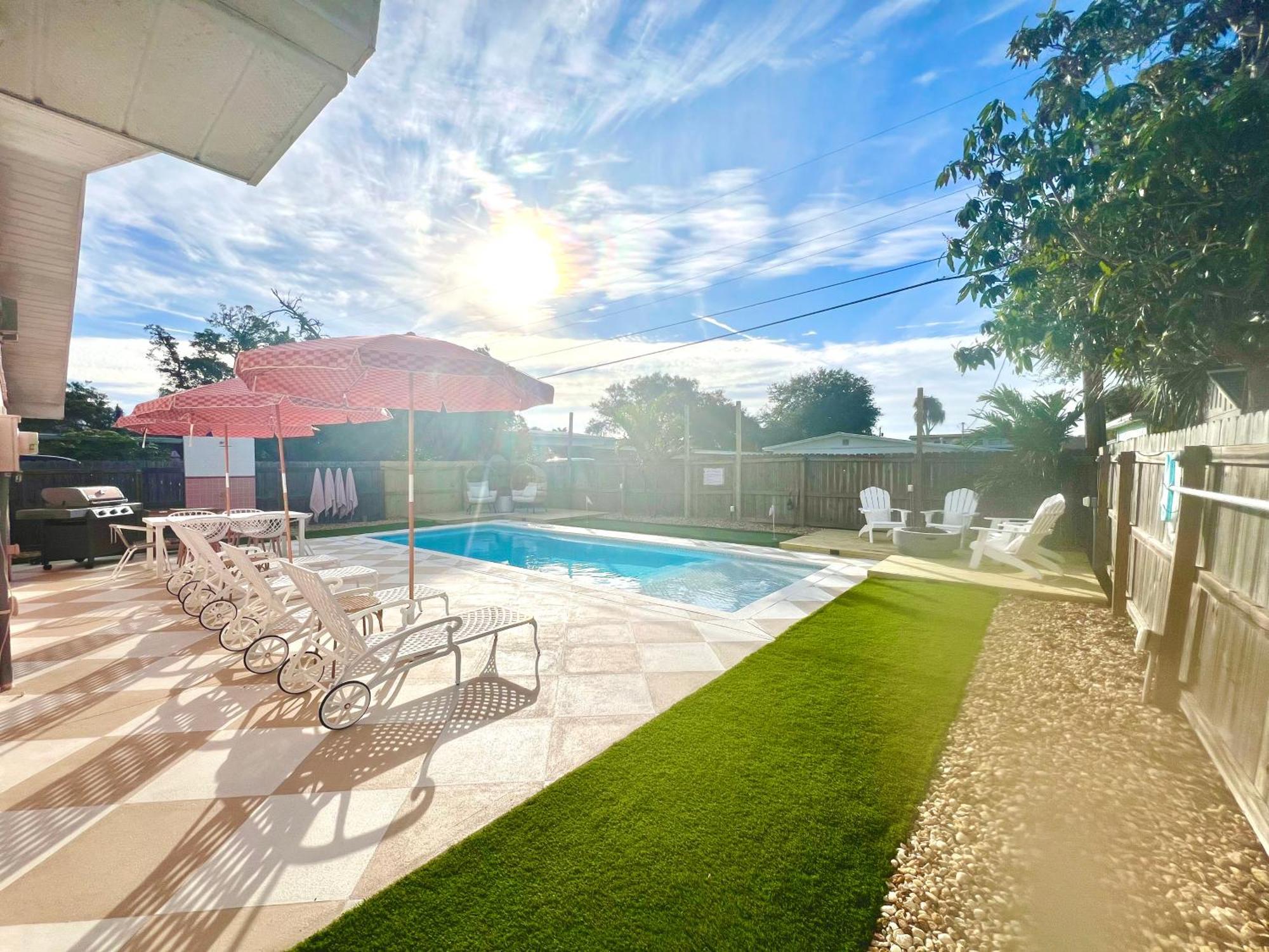 Luxury Villa 3 Blocks From The Beach With Pool A Fire Pit And Outdoor Oasis Cabo Cañaveral Exterior foto